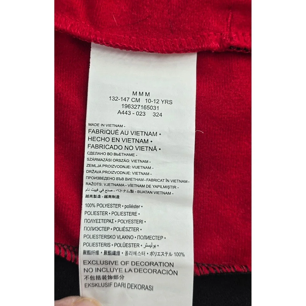 Lot of 2 Boys Full Zip Jackets Sz L 10-12 Black Red Gray Jordan Old Navy School